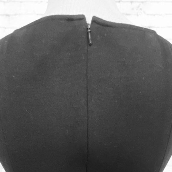 Catherine Malandrino Mesh Front Yoke Print Dress - Picture 6 of 7